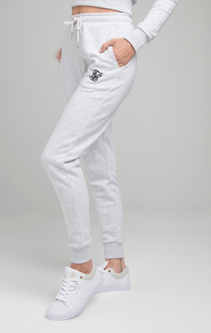 Load image into Gallery viewer, SikSilk Core Track Pants - Ice Grey Marl (1)