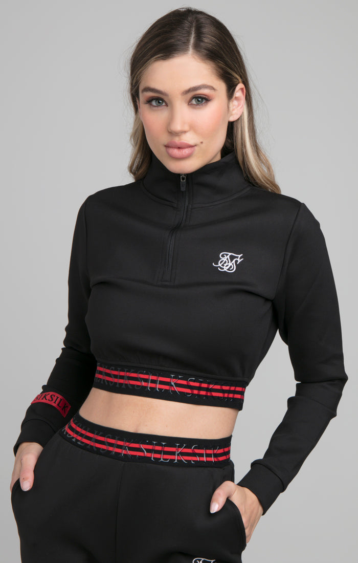 Load image into Gallery viewer, SikSilk Exhibit Pro Track Top - Black