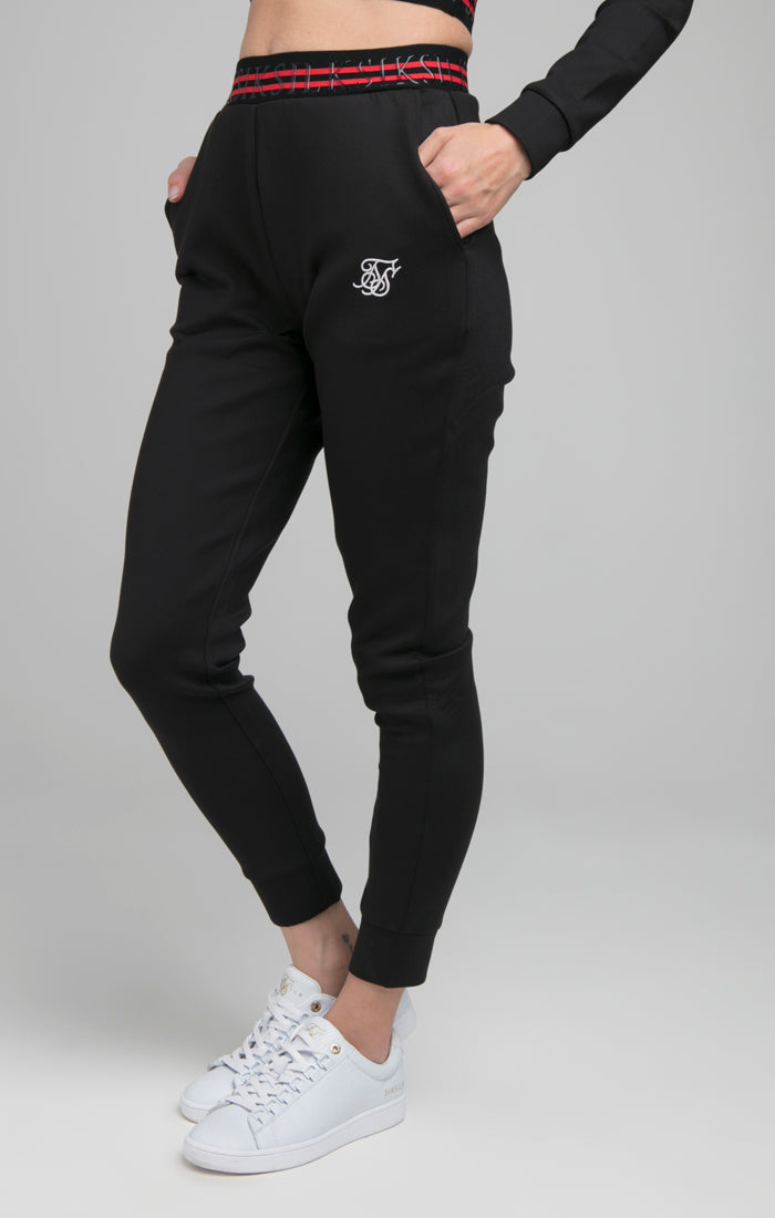 Load image into Gallery viewer, SikSilk Exhibit Pro Track Pants - Black