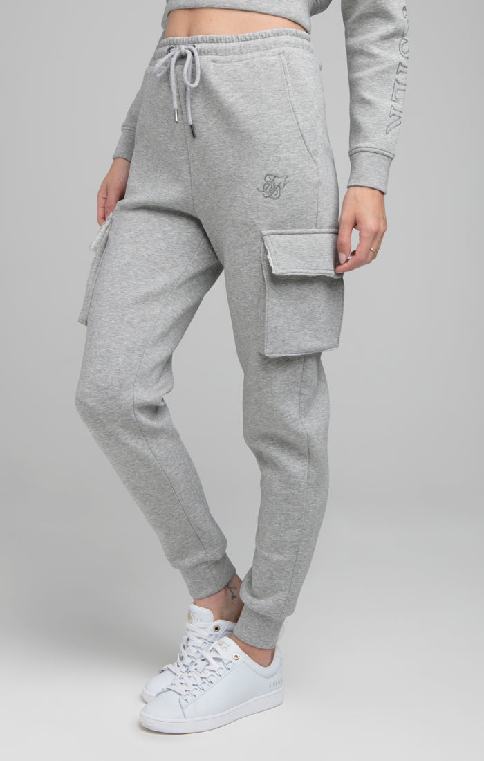 Load image into Gallery viewer, SikSilk Cargo Joggers - Grey Marl