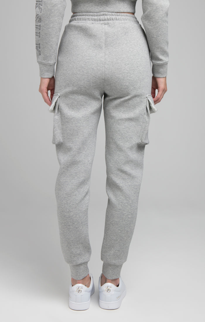 Load image into Gallery viewer, SikSilk Cargo Joggers - Grey Marl (3)