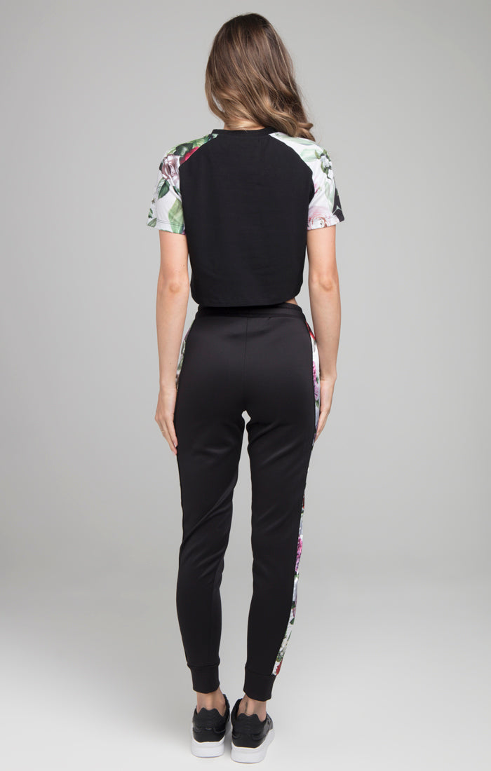 Load image into Gallery viewer, SikSilk Floral Pixel Tee - Black (4)