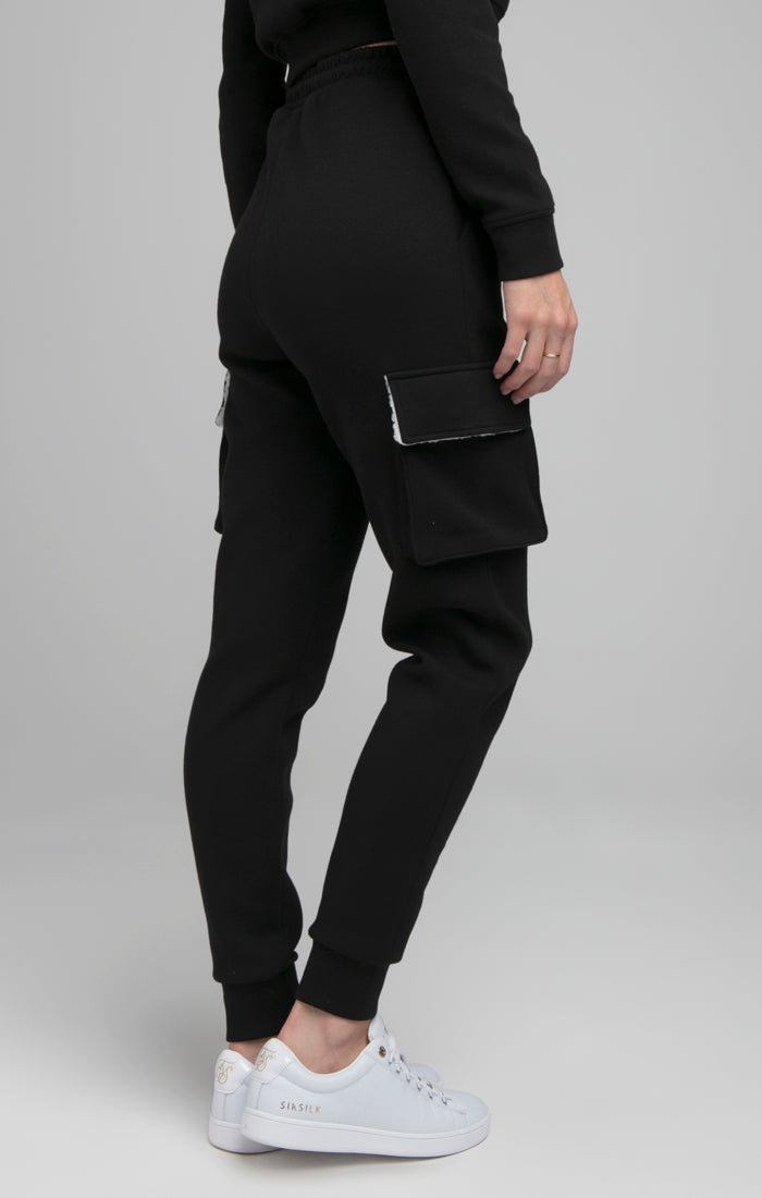 Load image into Gallery viewer, SikSilk Cargo Joggers - Black (3)