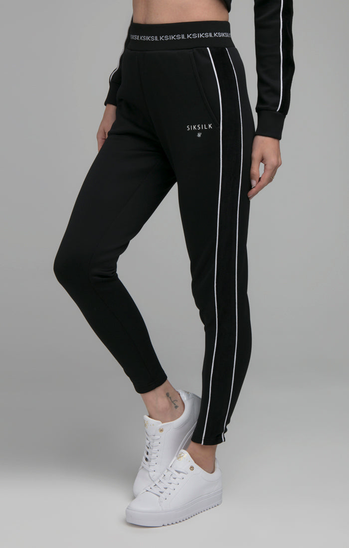 Load image into Gallery viewer, SikSilk Mono Imperial Track Bottoms - Black