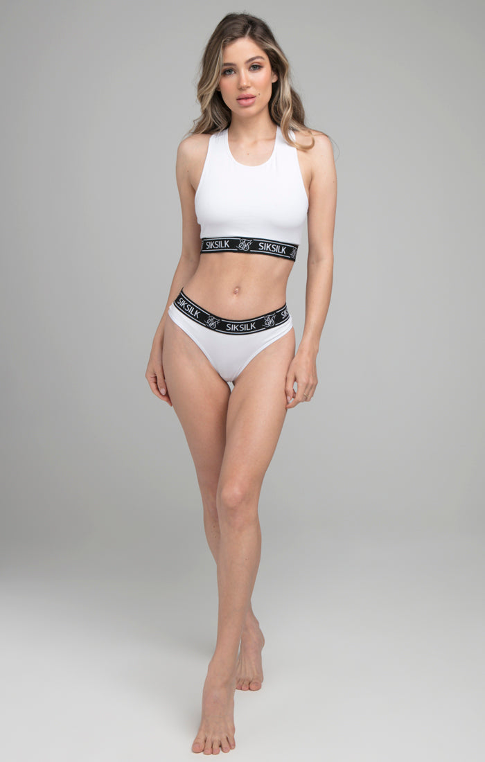 Load image into Gallery viewer, White Racerback Bralette (4)