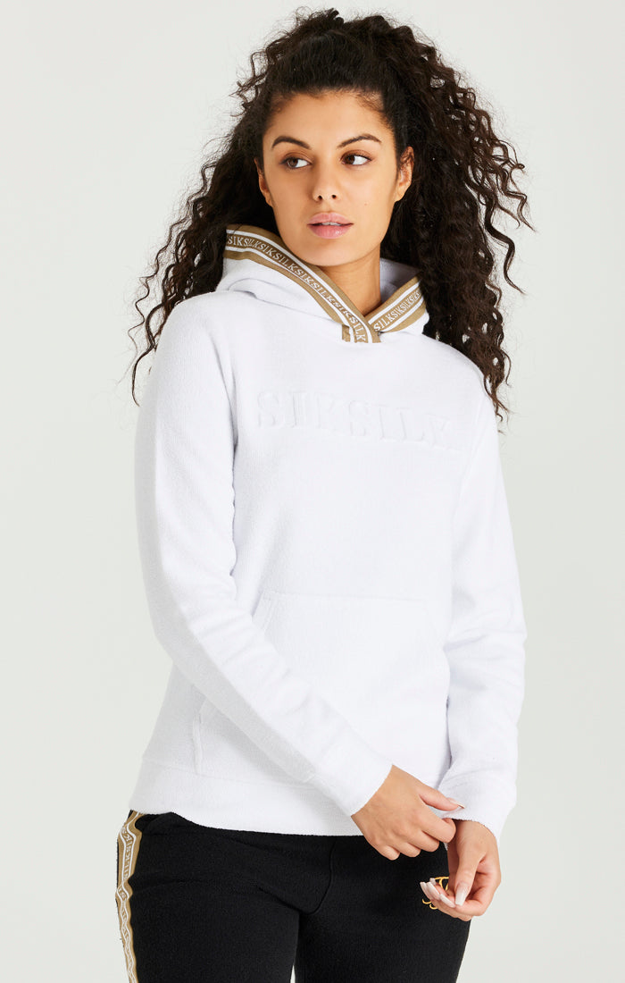 Load image into Gallery viewer, White Overhead Hoodie (1)