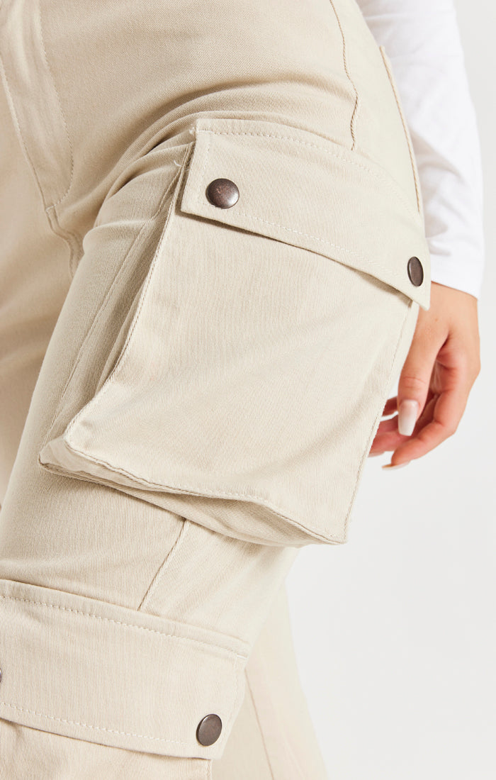 Load image into Gallery viewer, Beige Cargo Pant (3)