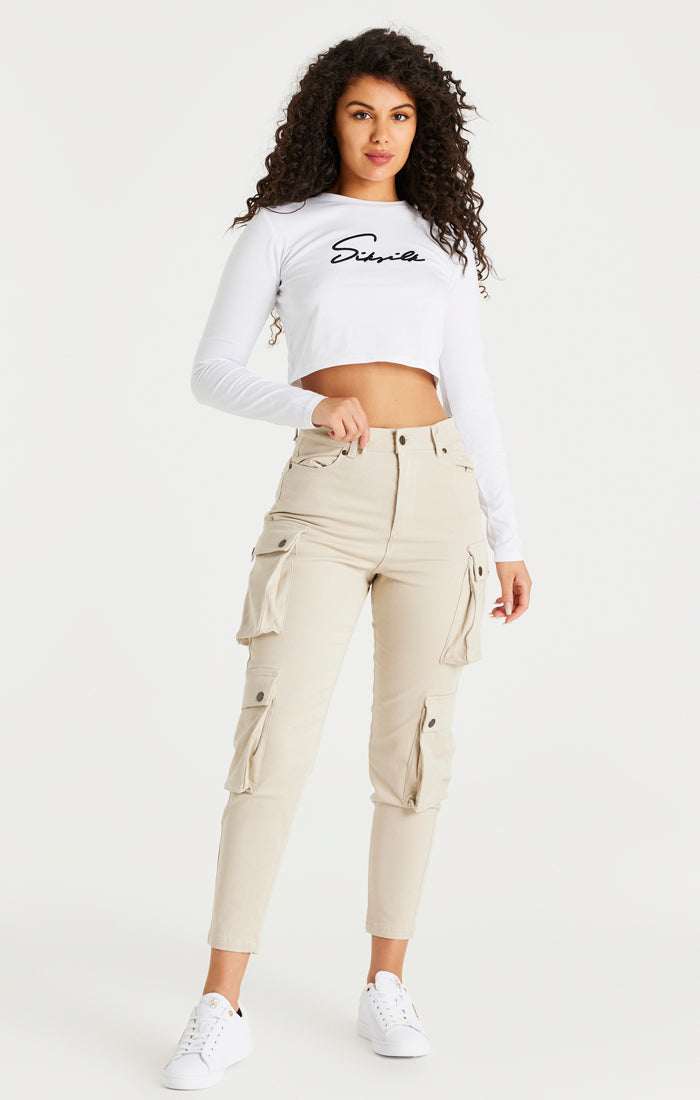 Load image into Gallery viewer, Beige Cargo Pant (4)