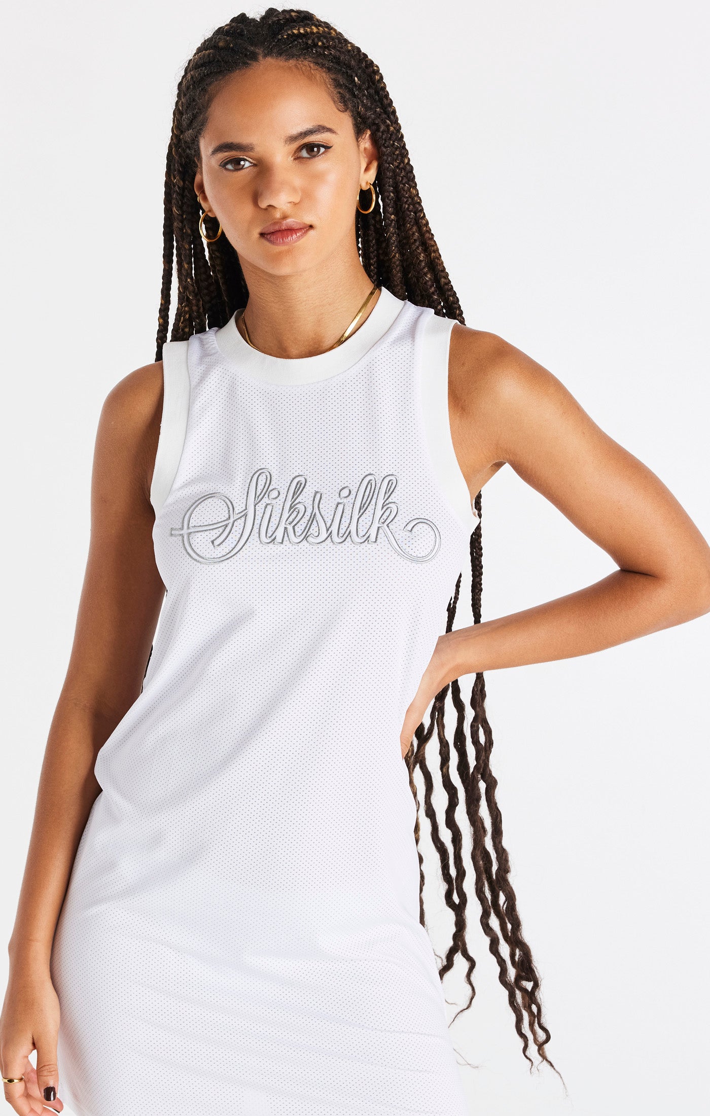 Load image into Gallery viewer, SikSilk Basketball Dress - White