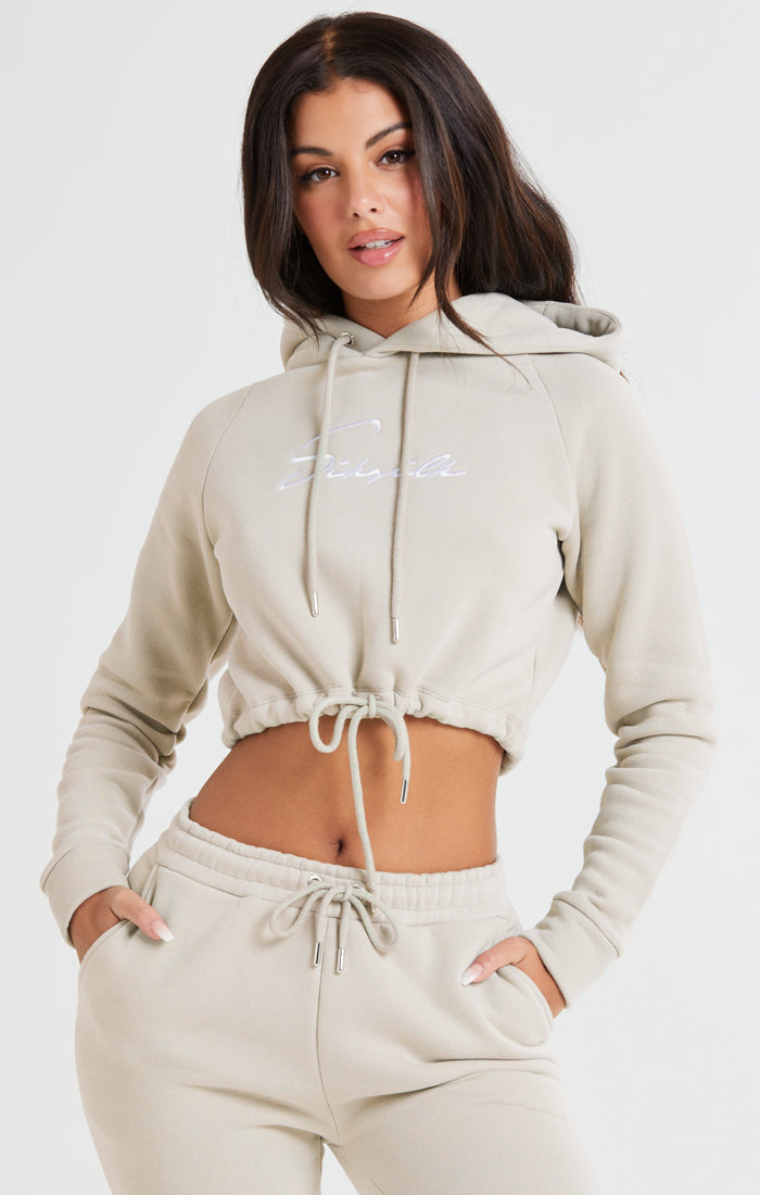 Load image into Gallery viewer, SikSilk Essential Cropped Hood - Beige (1)