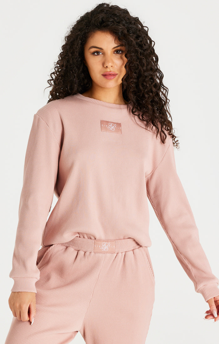 Load image into Gallery viewer, SikSilk Ribbed Sweatsuit - Pink (1)