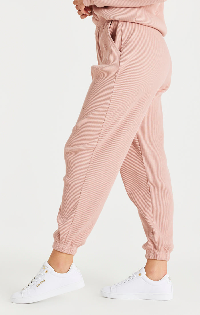 Load image into Gallery viewer, SikSilk Rib Joggers - Pink (3)