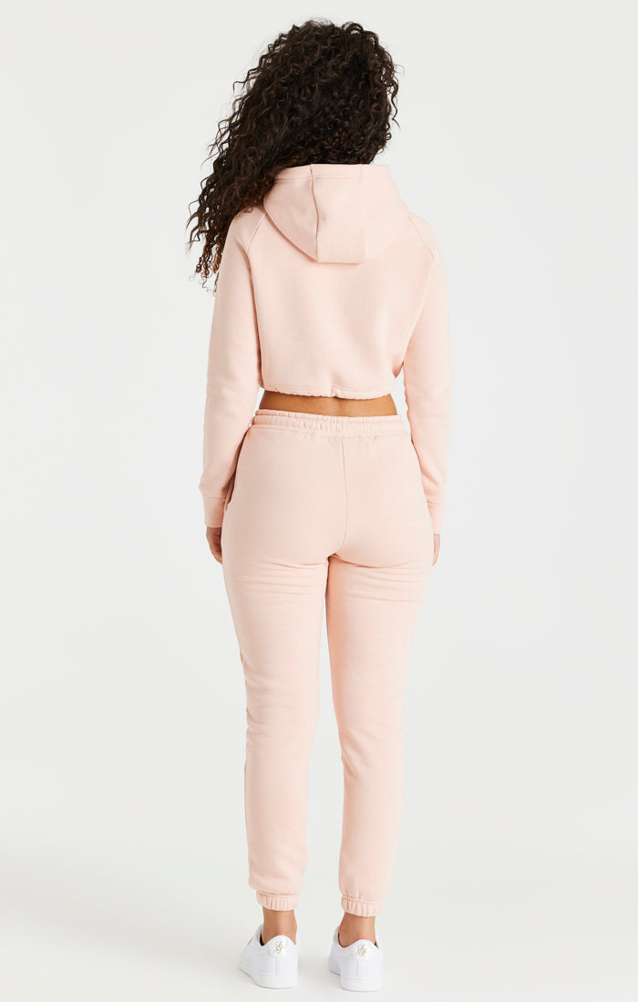 Load image into Gallery viewer, Pink Essential Cropped Hoodie (3)