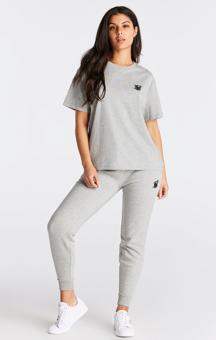 Load image into Gallery viewer, Grey Marl Essential Boyfriend T-Shirt (5)