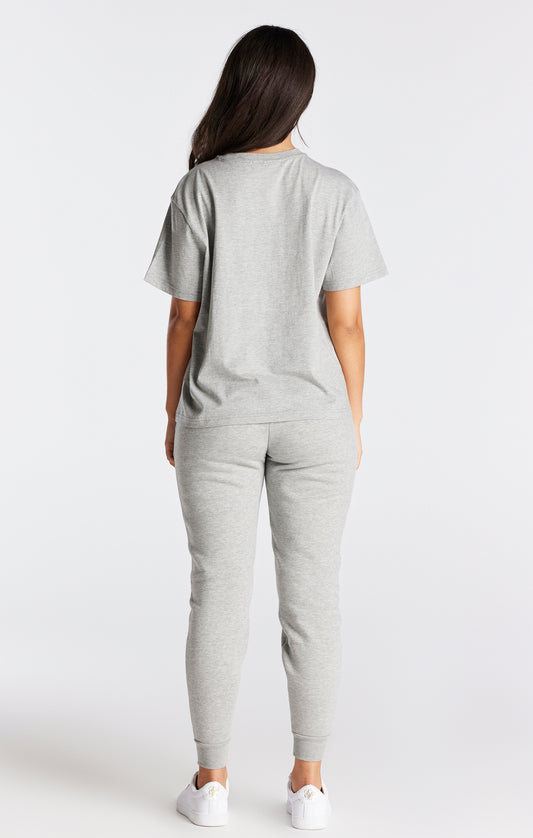 Grey Marl Essential Boyfriend T-Shirt