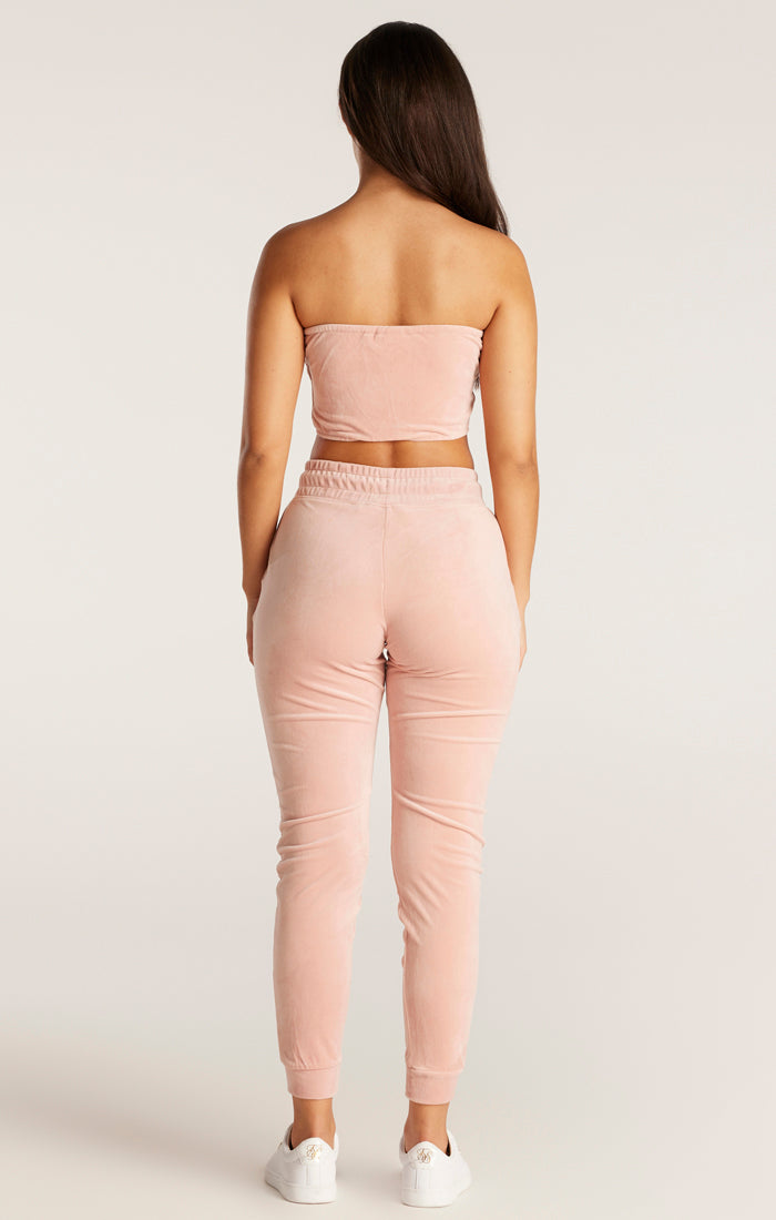 Load image into Gallery viewer, SikSilk Velour Embroidered Joggers - Pink (5)