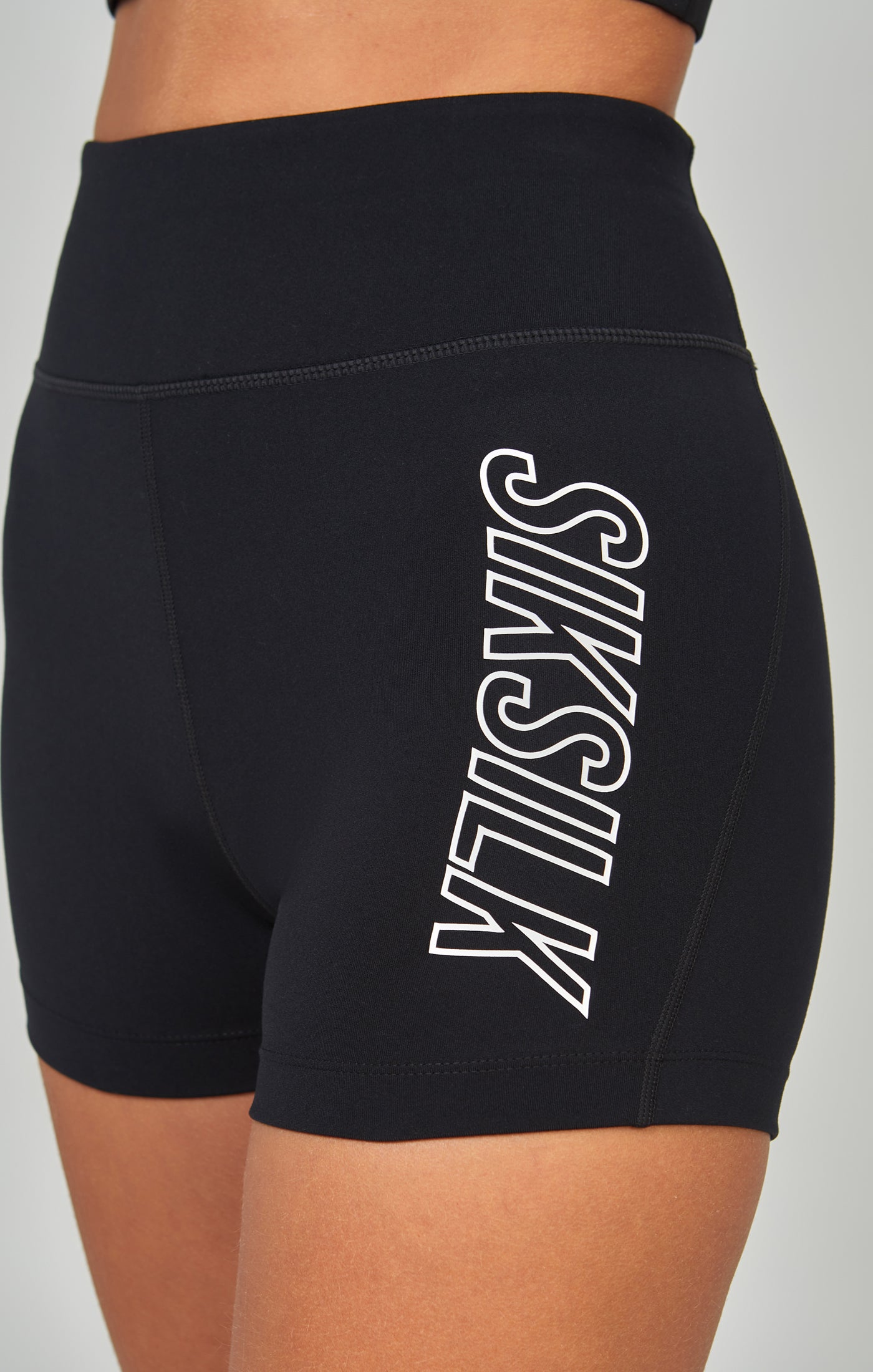 Load image into Gallery viewer, Black Sports Essential Booty Short (3)