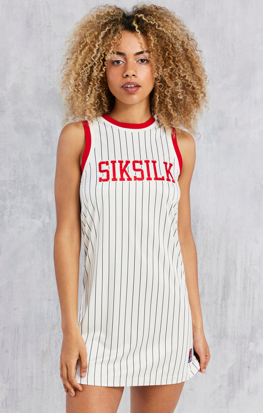Space Jam X SikSilk Basketball Dress - Ecru