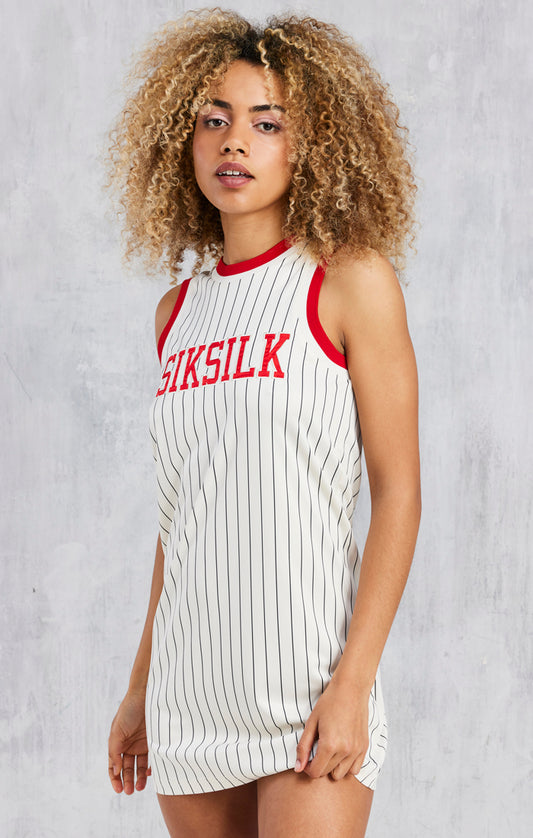 Space Jam X SikSilk Basketball Dress - Ecru