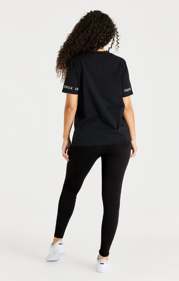Load image into Gallery viewer, Black Oversize T-Shirt (5)