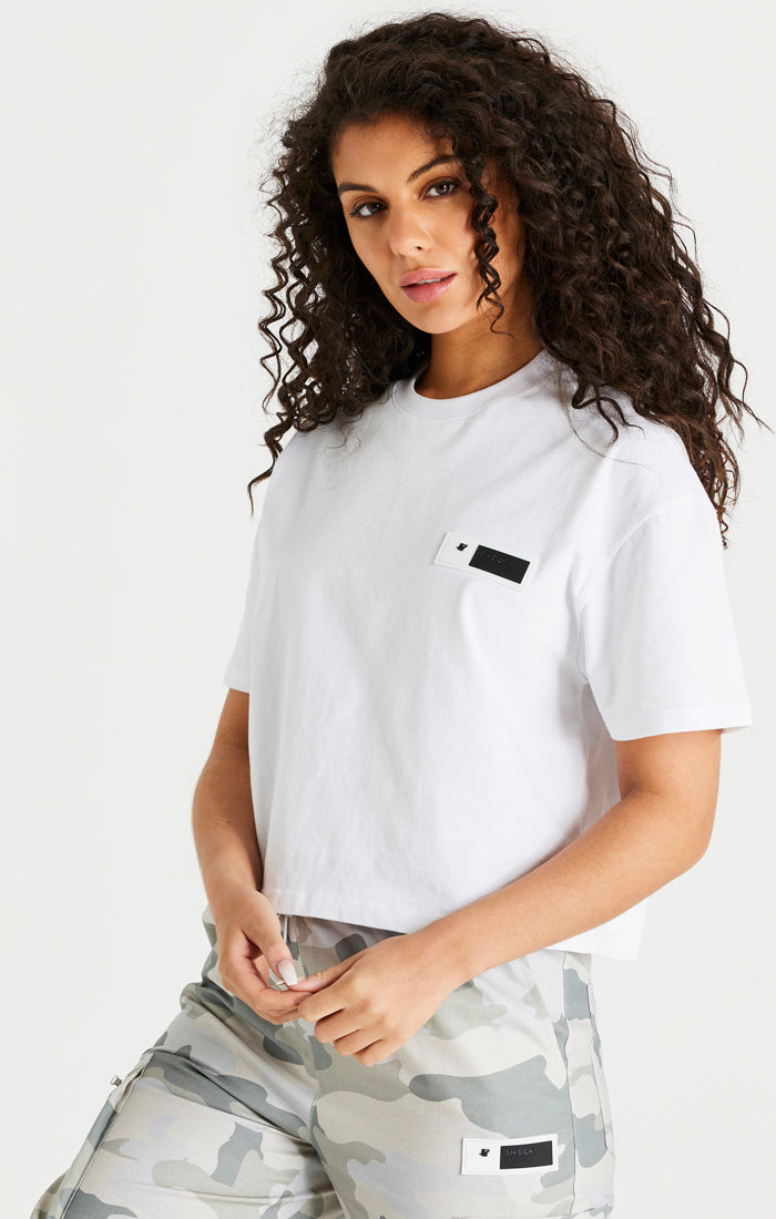 Load image into Gallery viewer, White Badge T-Shirt