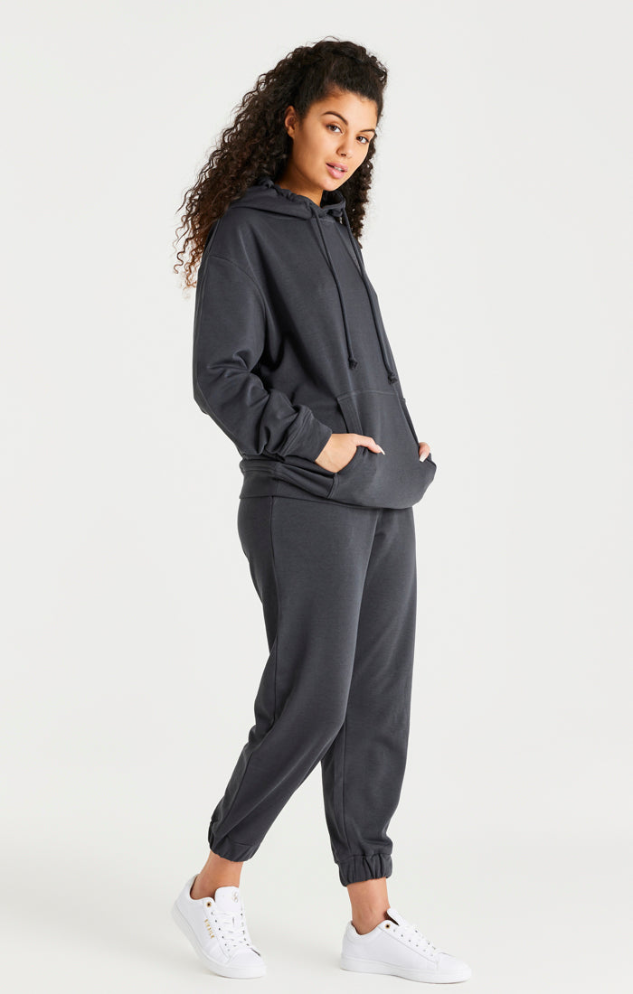 Load image into Gallery viewer, Black Washed Oversized Hoodie (3)