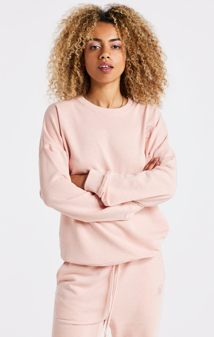 Load image into Gallery viewer, Pink Marl Oversize Sweat (1)