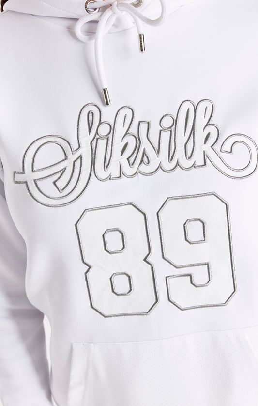 SikSilk Basketball Hoodie - White