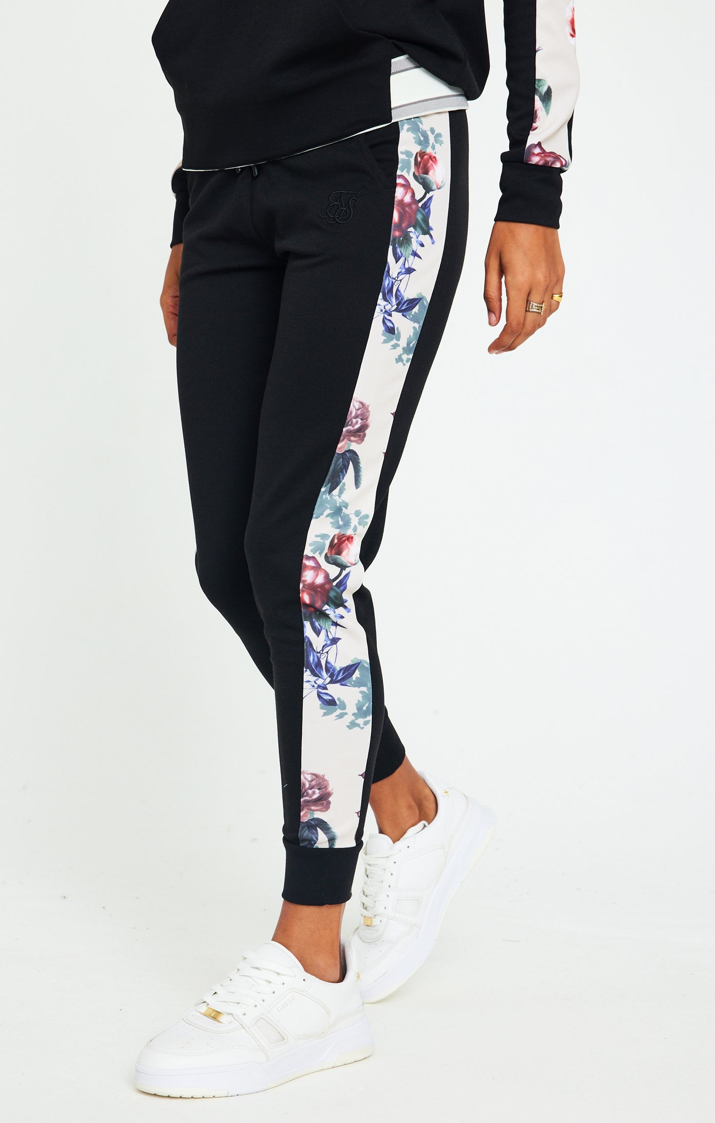 Load image into Gallery viewer, SikSilk Botanical Florals Pants - Black
