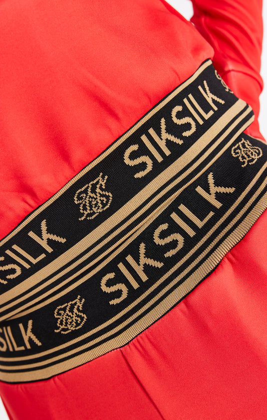 SikSilk Tape Track Top - Black
