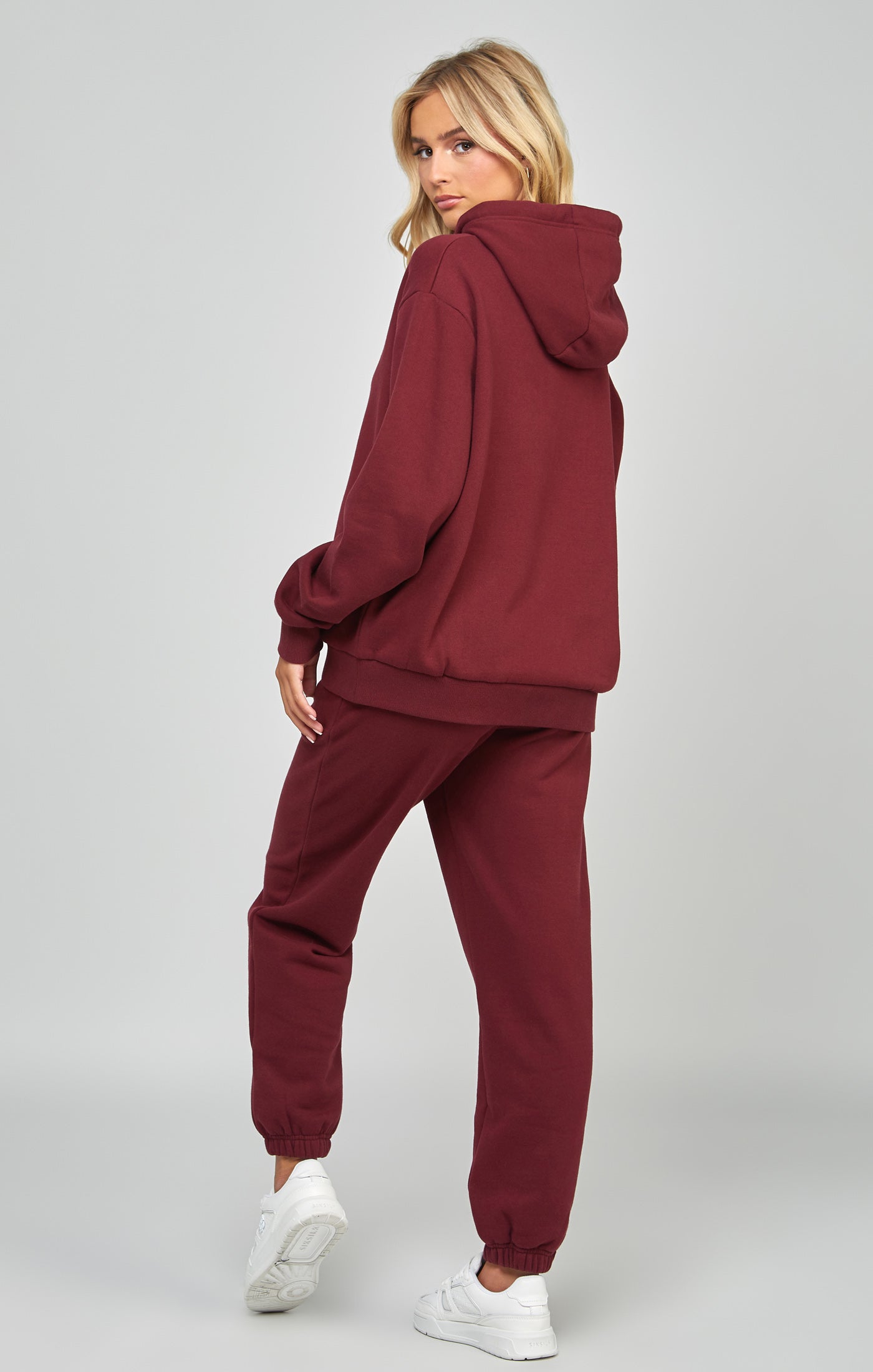Load image into Gallery viewer, Burgundy Oversized Hoodie (4)