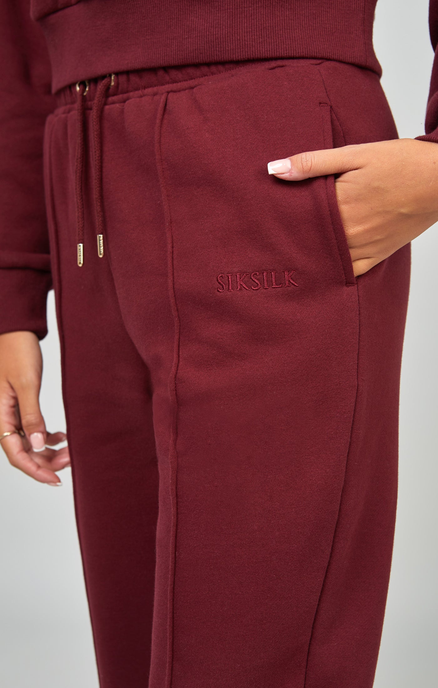 Load image into Gallery viewer, Burgundy Oversized Joggers (5)