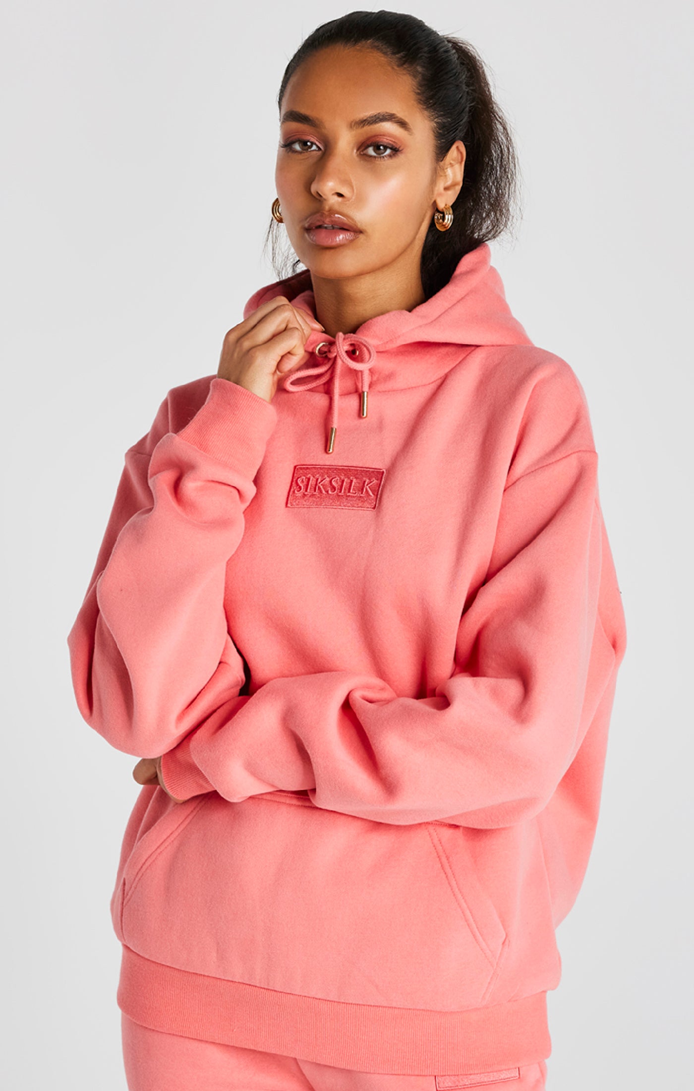 Load image into Gallery viewer, Coral Oversized Hoodie