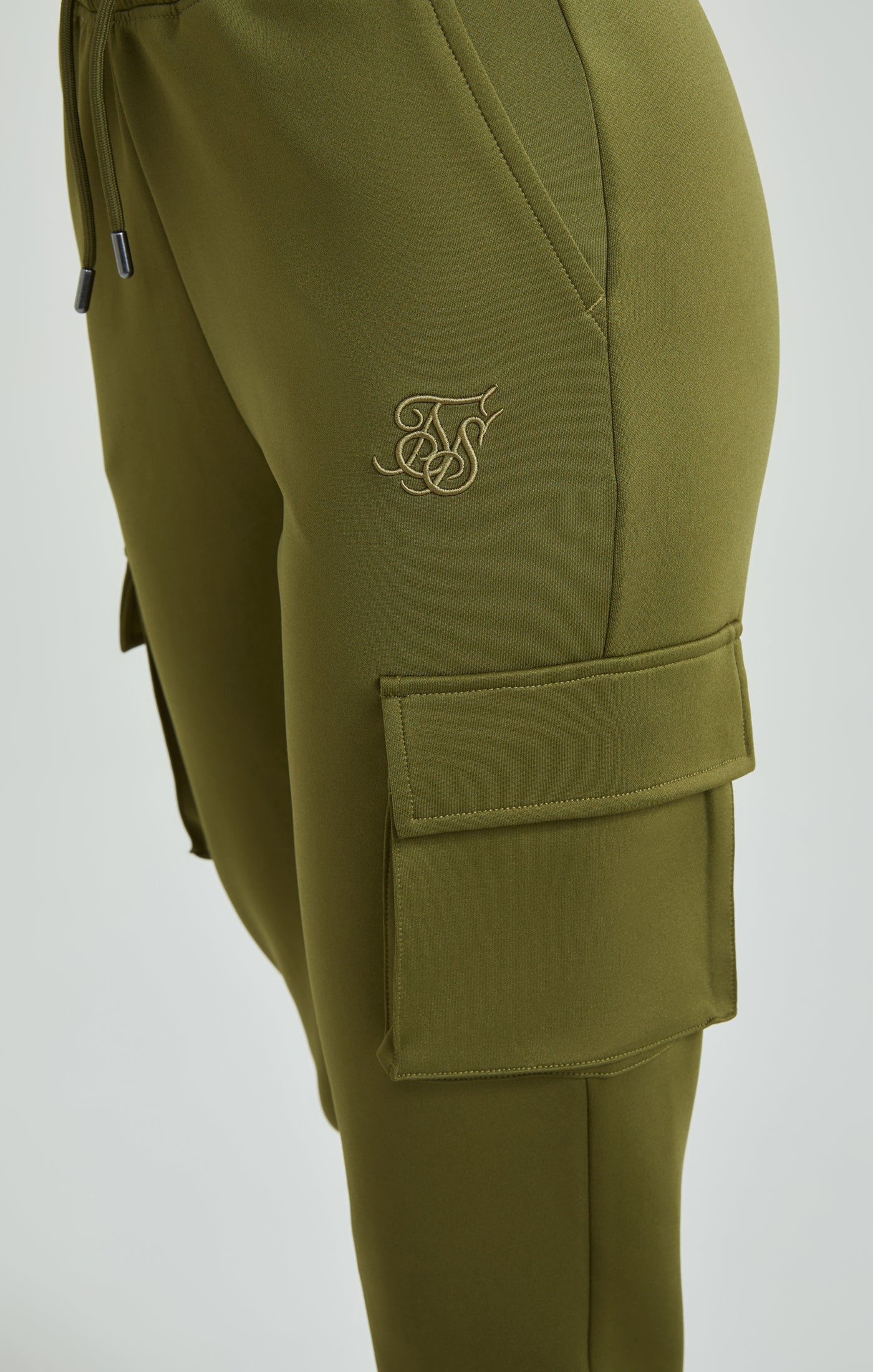 Load image into Gallery viewer, Khaki Cargo Pocket Track Pant (3)