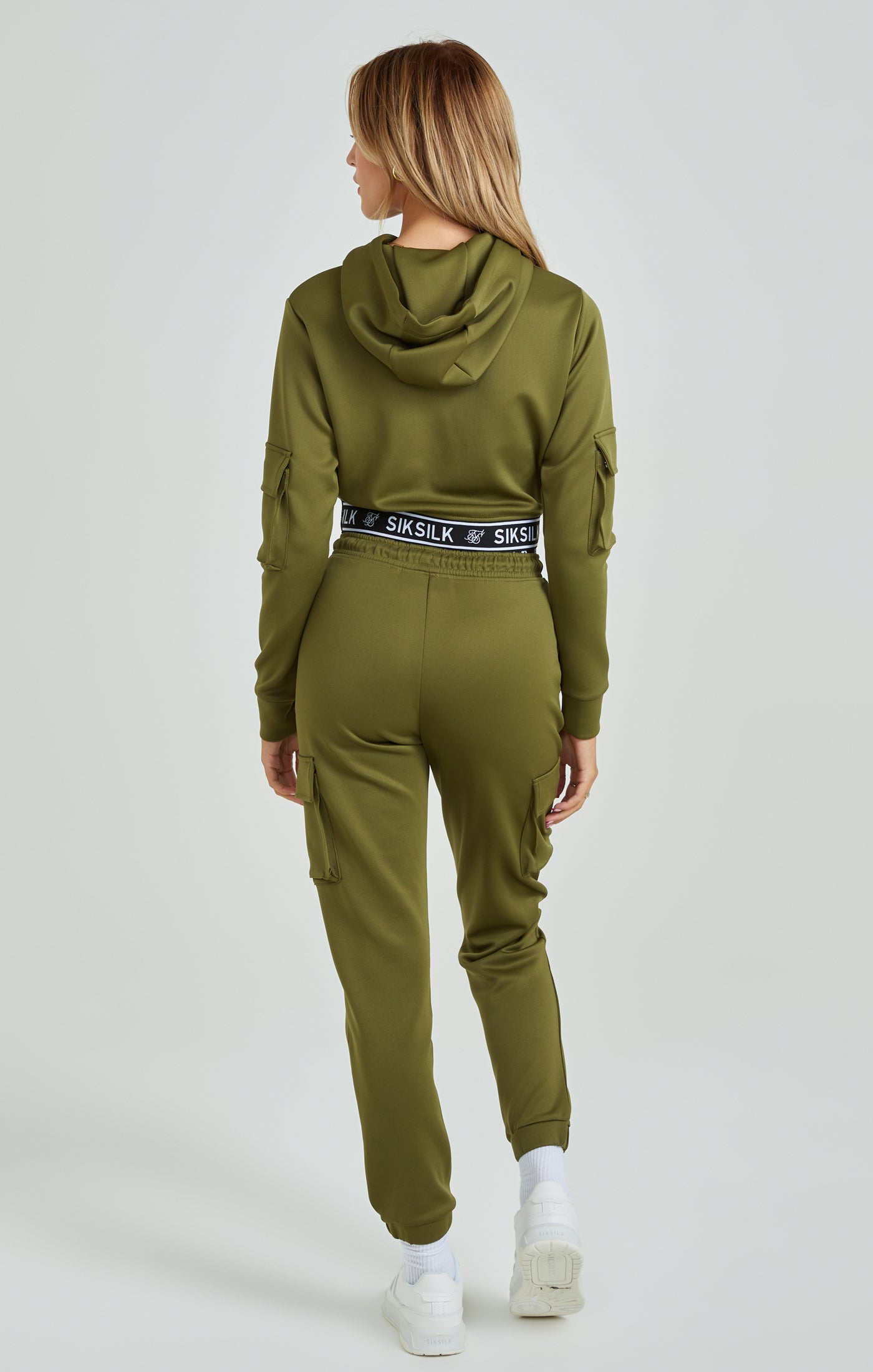 Load image into Gallery viewer, Khaki Cargo Pocket Track Pant (4)