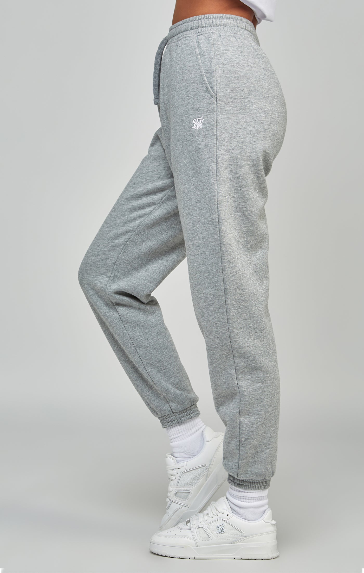 Load image into Gallery viewer, Grey Marl Essential Joggers (1)