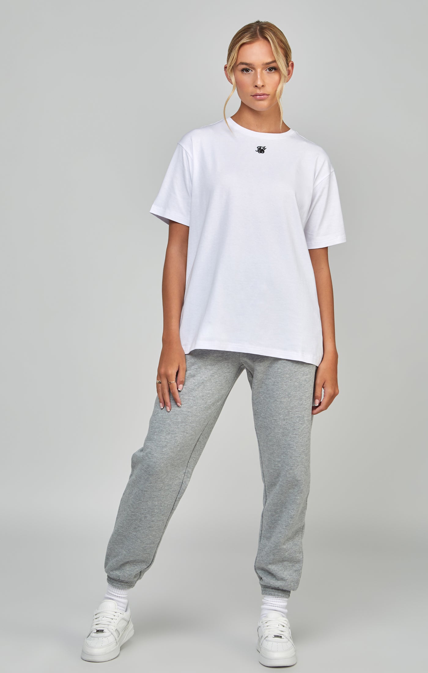 Load image into Gallery viewer, Grey Marl Essential Joggers (2)