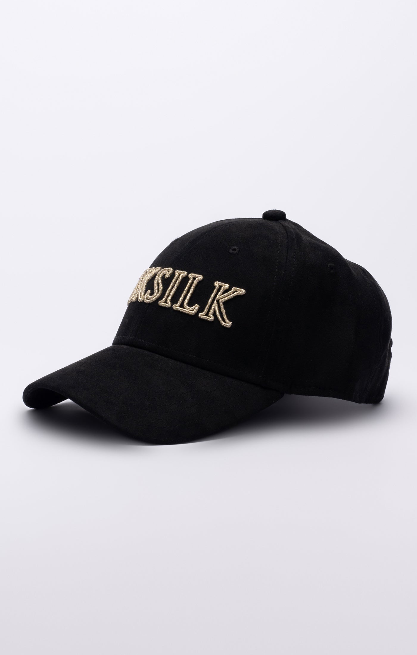 Load image into Gallery viewer, Black Faux Suede Baseball Cap