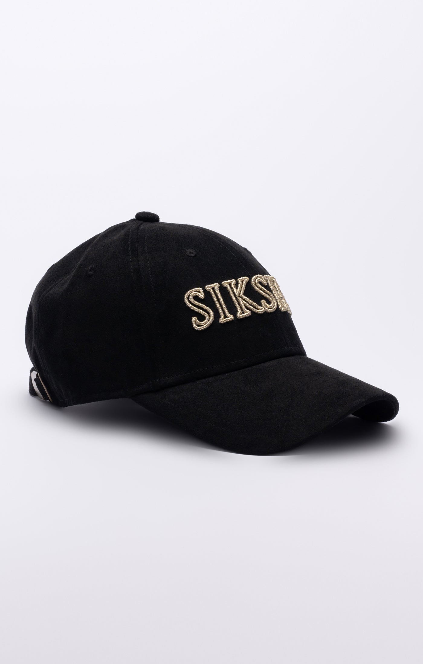 Load image into Gallery viewer, Black Faux Suede Baseball Cap (1)