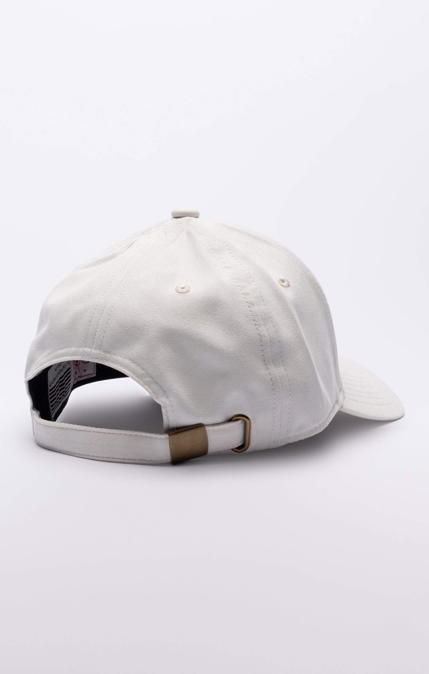 Load image into Gallery viewer, Ecru Faux Suede Baseball Cap (3)