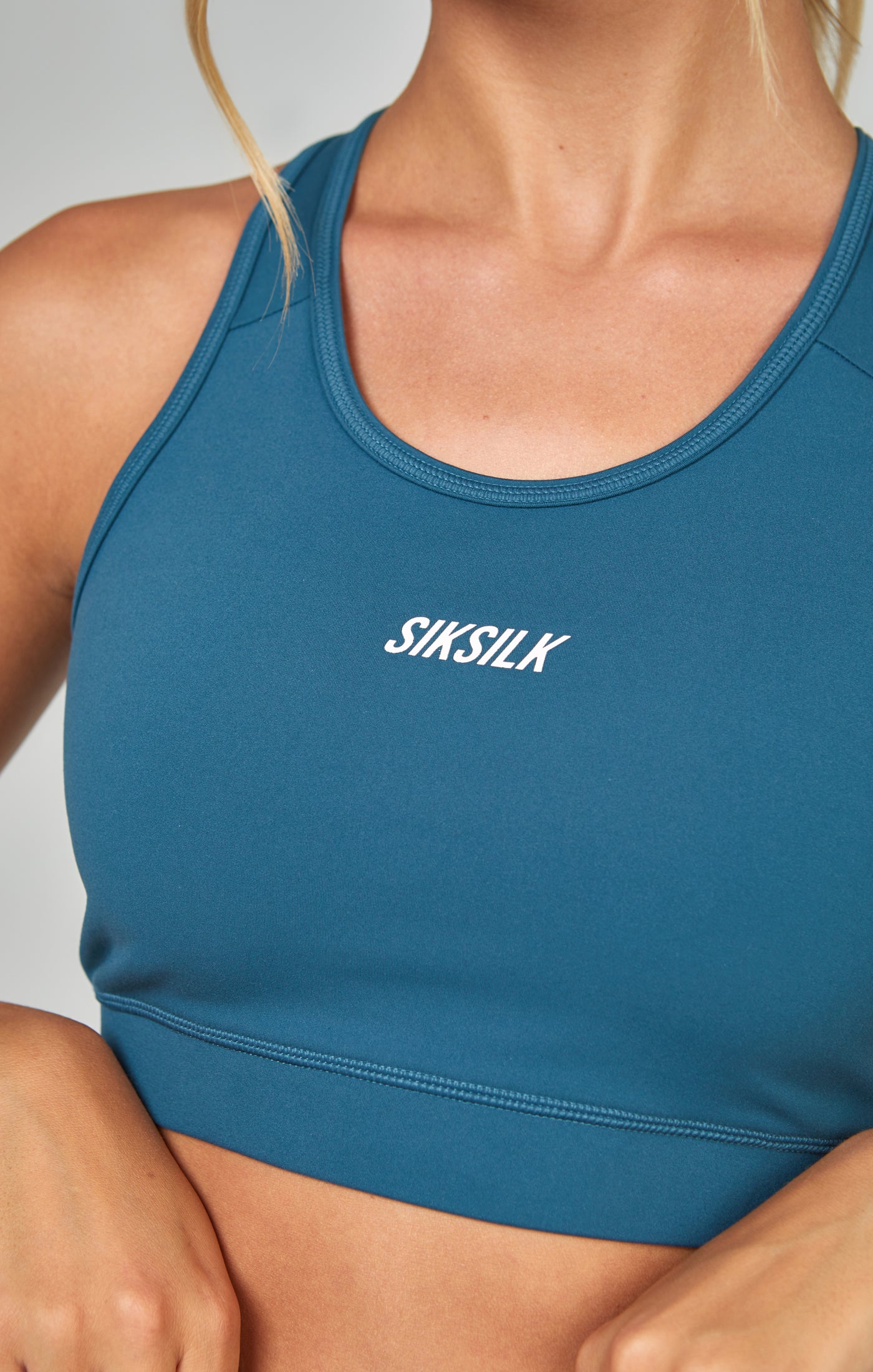 Load image into Gallery viewer, Teal Sports Essential Crop Top (2)