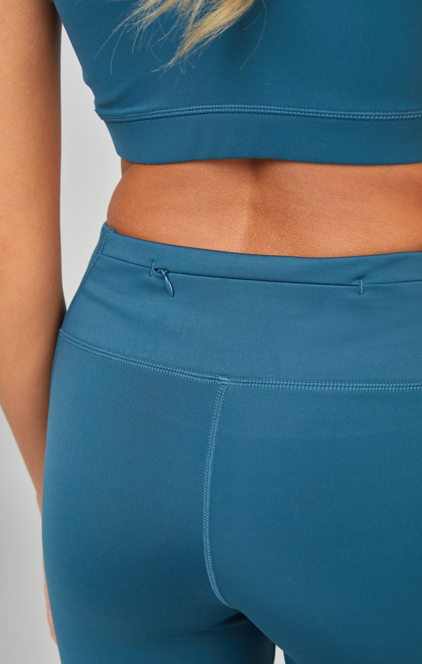 Load image into Gallery viewer, Teal Sports Essentials Capri (6)