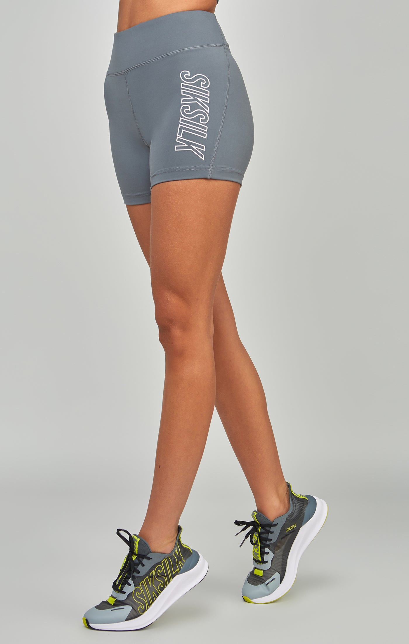 Load image into Gallery viewer, Grey Sports Essential Booty Short