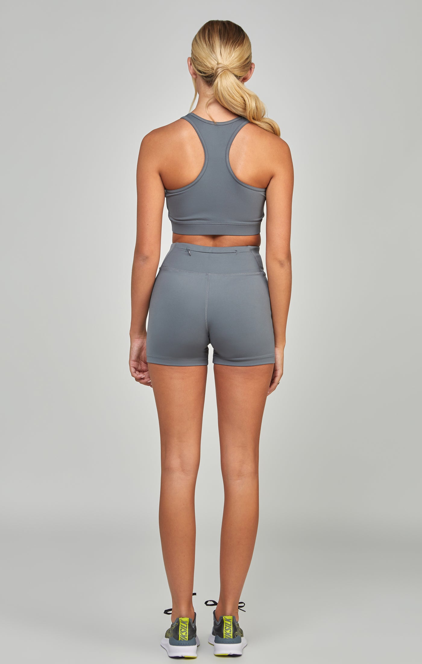 Load image into Gallery viewer, Grey Sports Essential Booty Short (4)