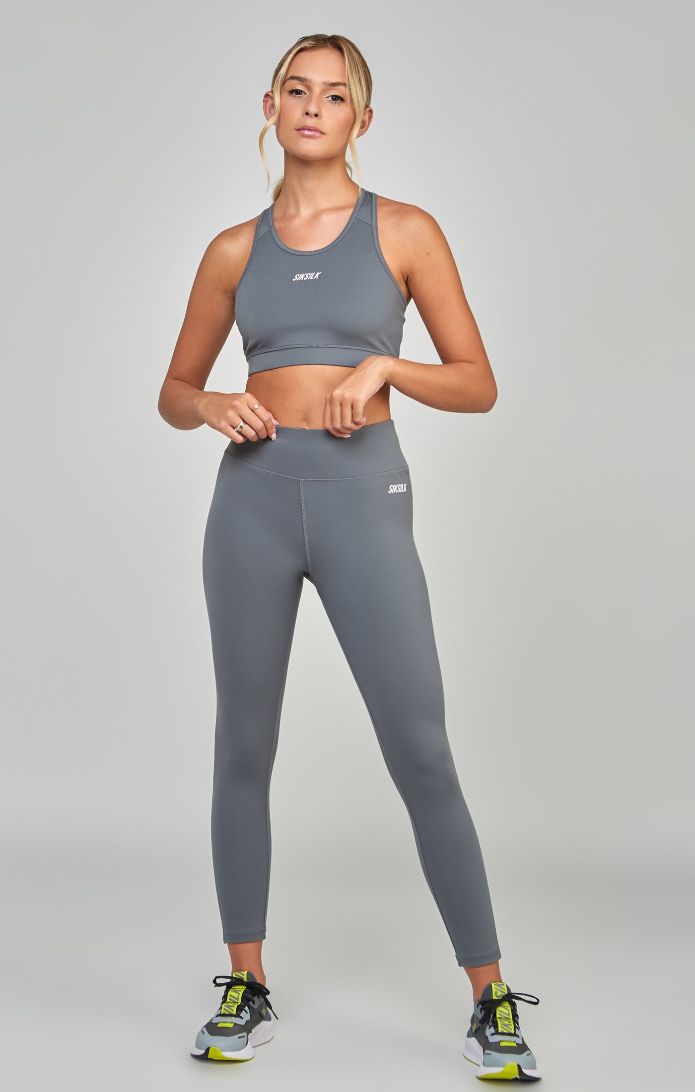 Load image into Gallery viewer, Grey Sports Essentials Legging (2)