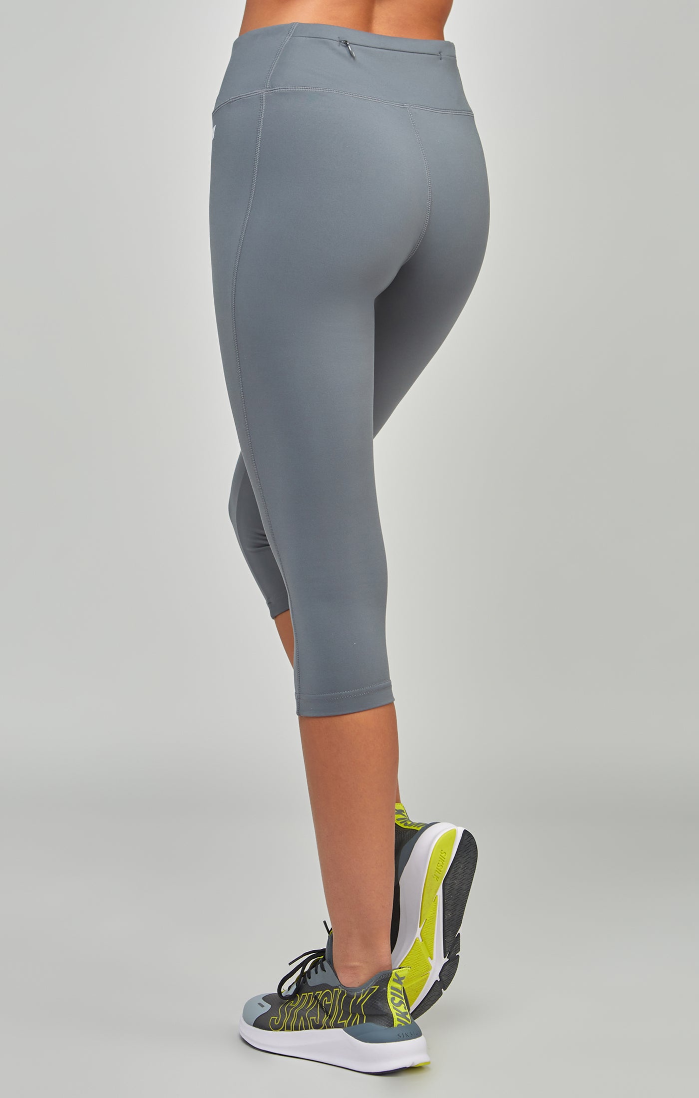 Load image into Gallery viewer, Grey Sports Essentials Capri (3)