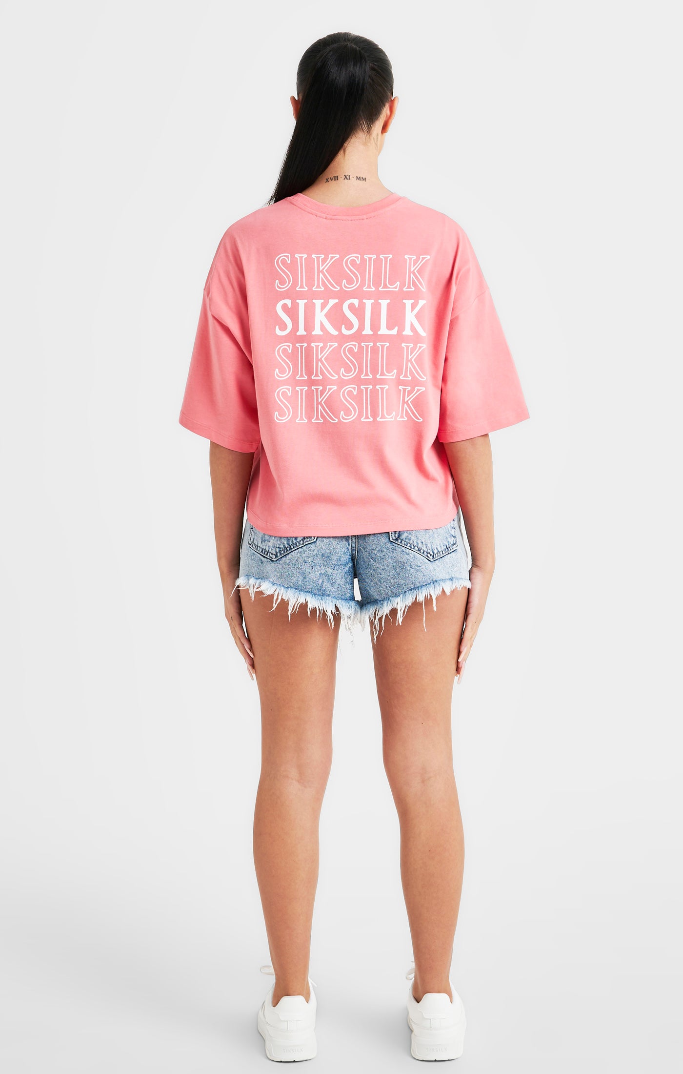 Load image into Gallery viewer, Pink Repeat Logo T-Shirt (4)
