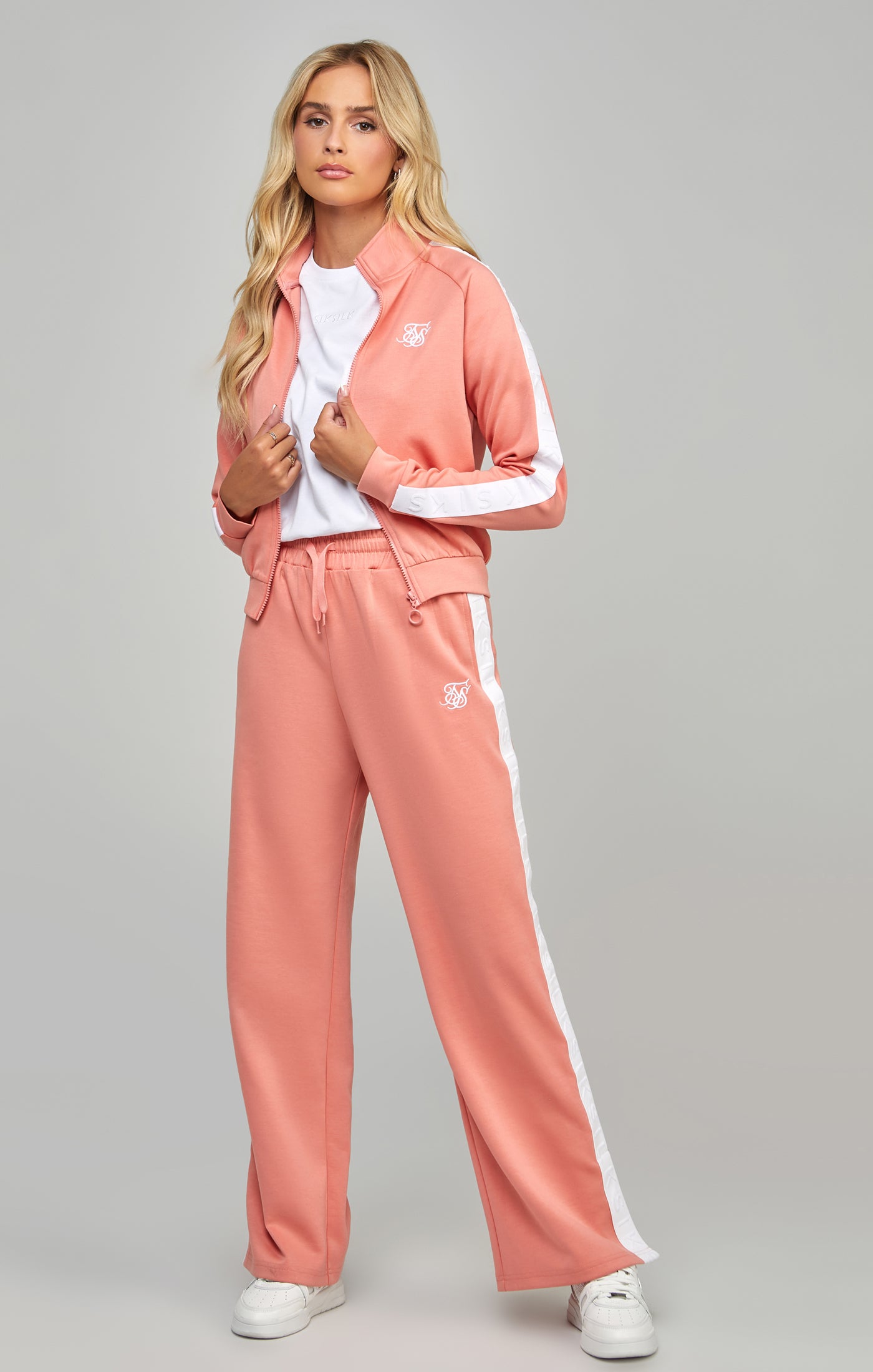 Load image into Gallery viewer, Coral Taped Wide Leg Pant (1)