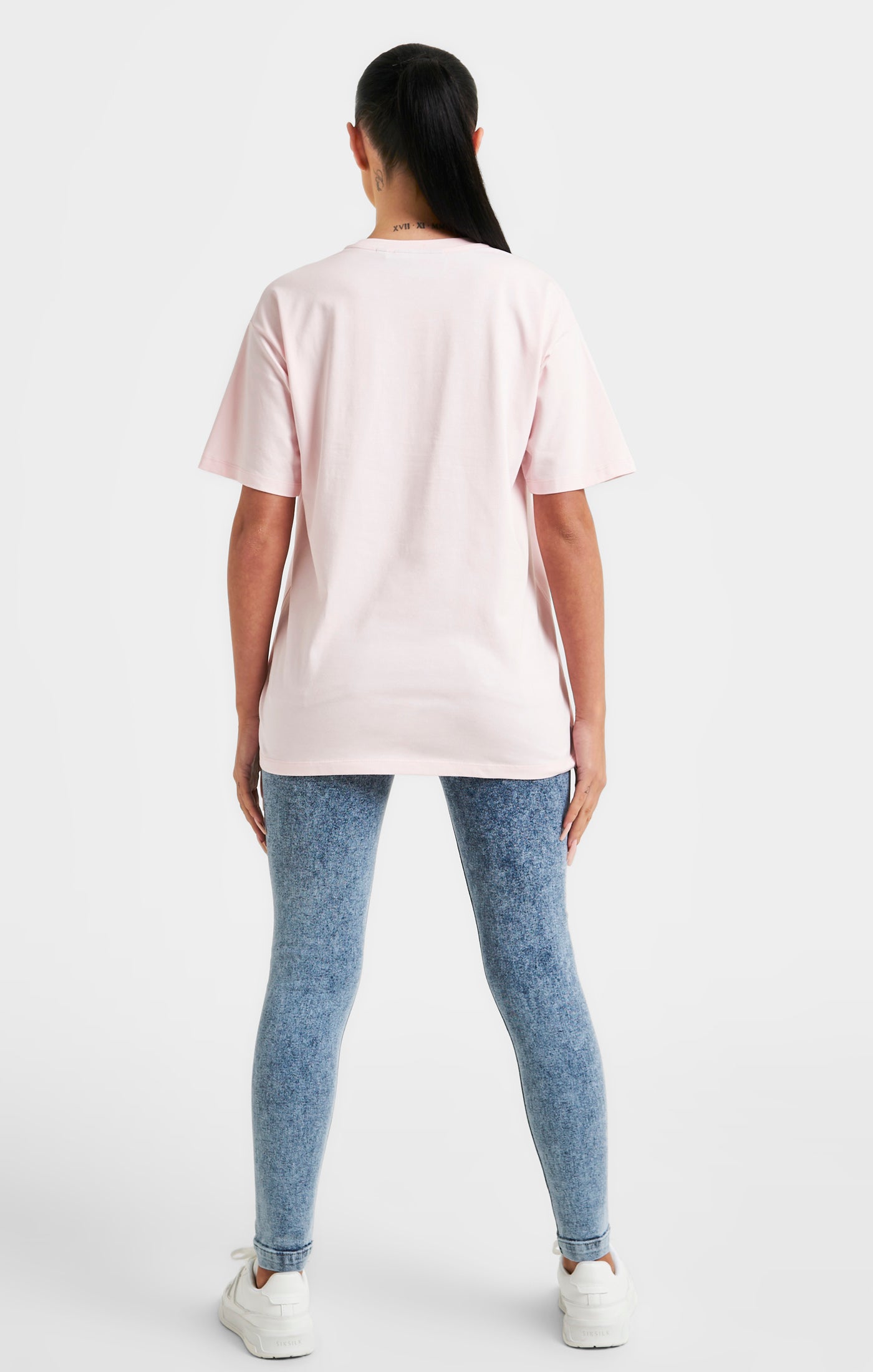 Load image into Gallery viewer, Pink Embroidered Boyfriend T-Shirt (4)
