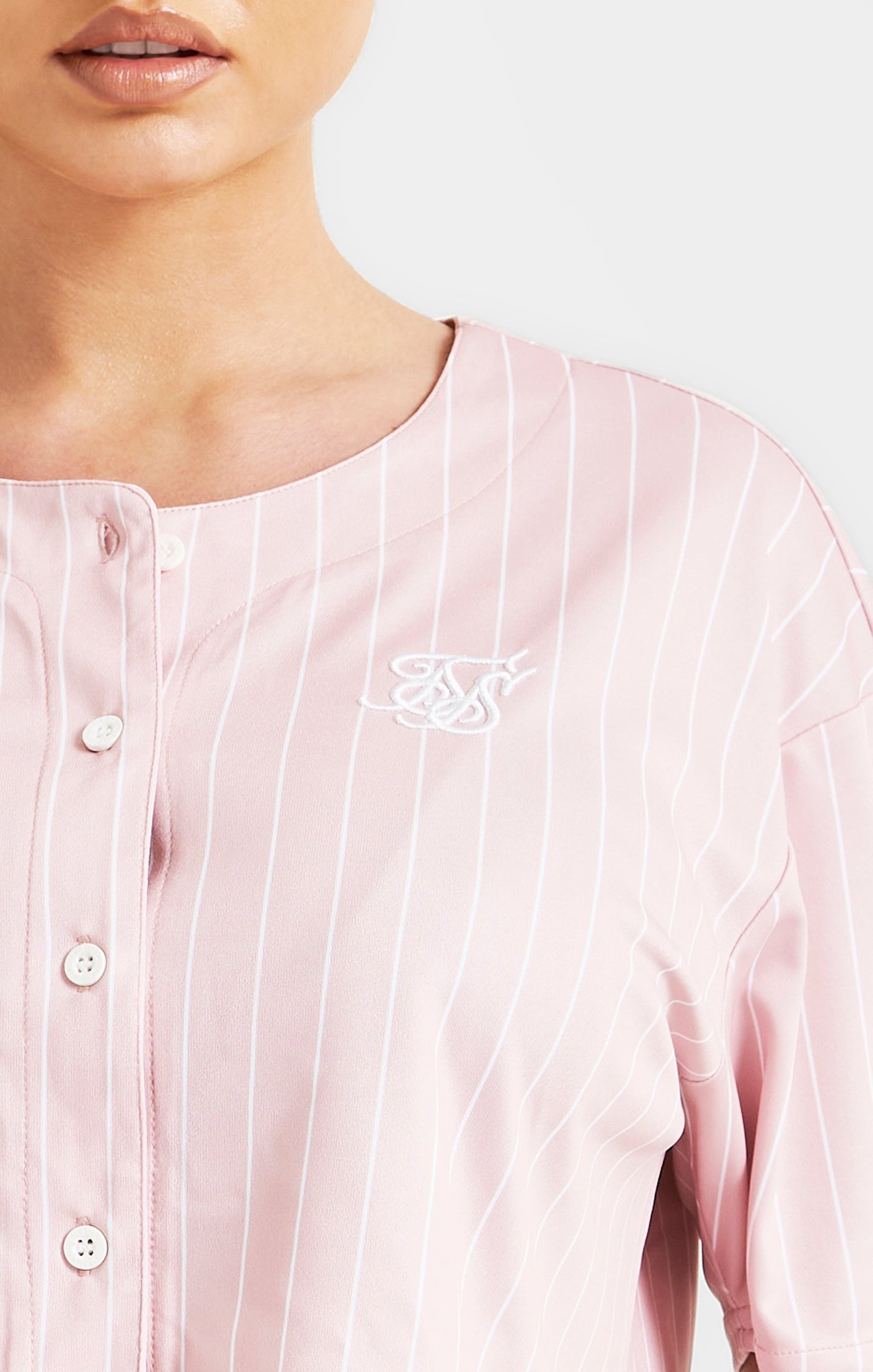Load image into Gallery viewer, Pink Crop Baseball Top (1)